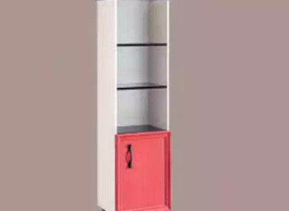 Shelf Wardrobe Bookshelf Cabinets Multipurpose Furniture Brown 164x40x34